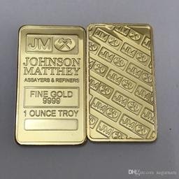 Johnson Matthey gold bar