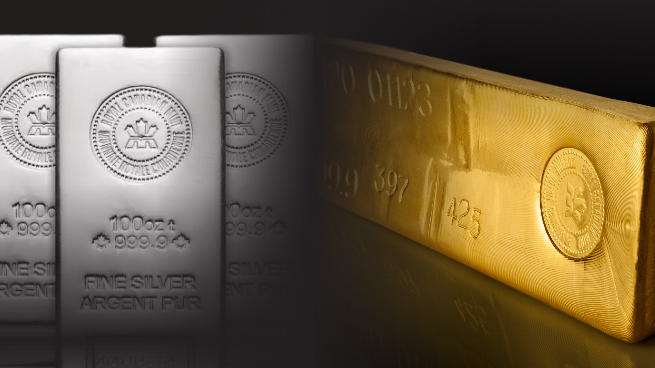Royal Canadian Mint Gold and Silver Bars