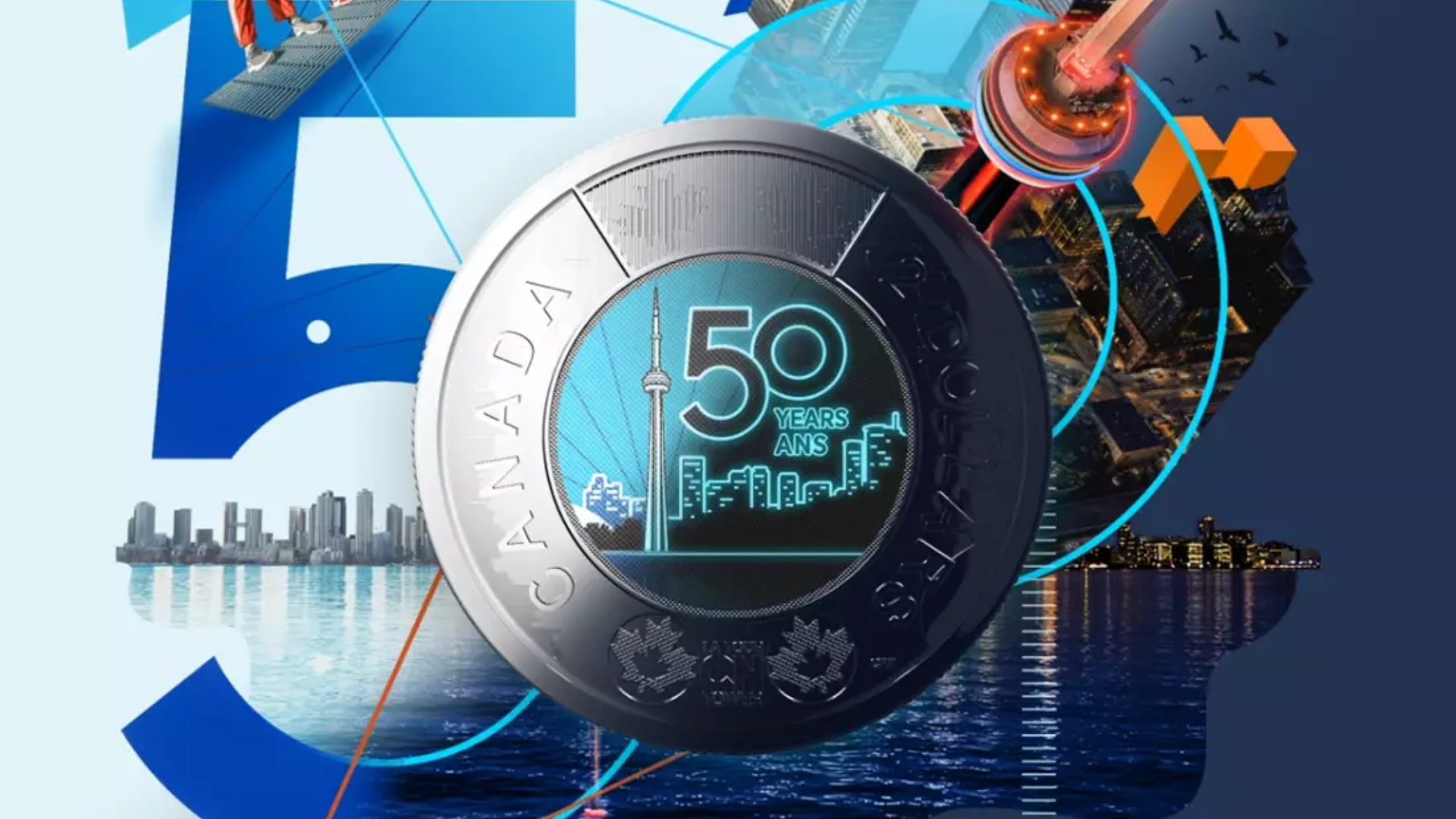 CN tower commemorative toonie