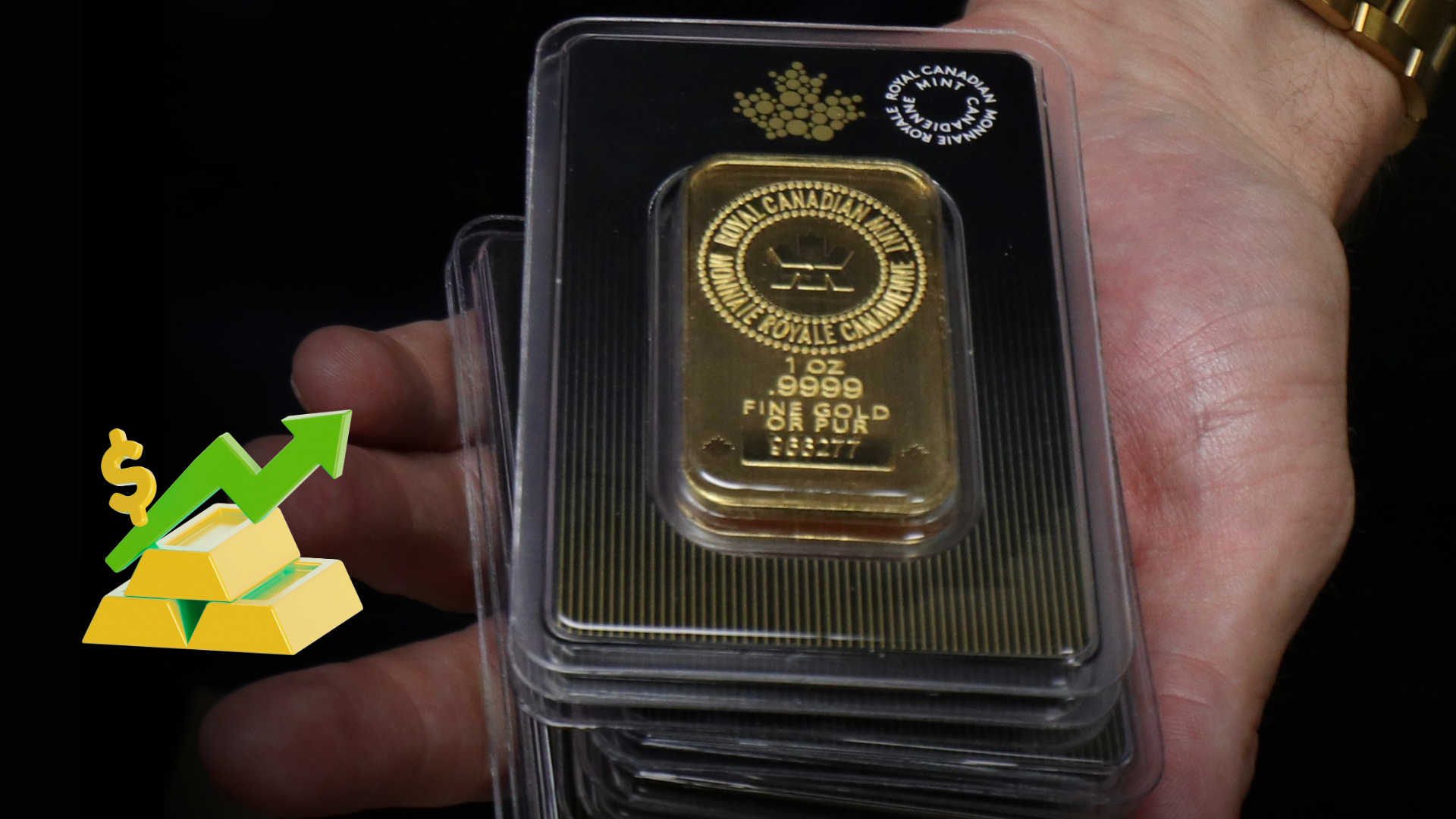 Royal Canadian Mint gold bars