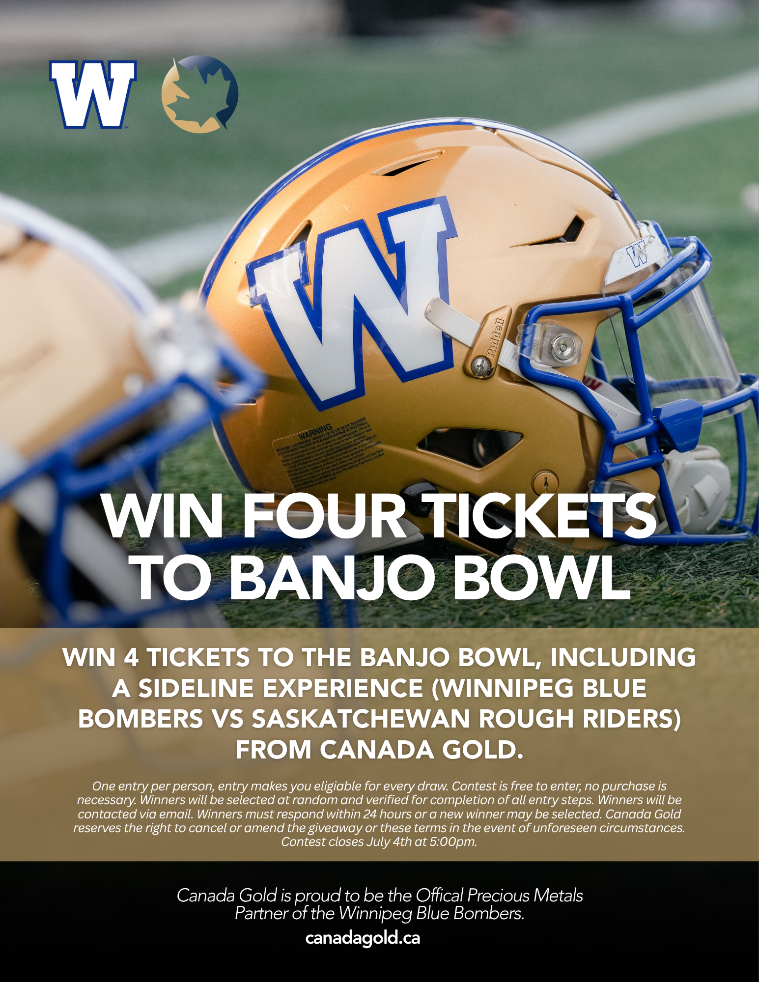 Winnipeg In-Store Giveaway - Winnipeg Blue Bombers Event