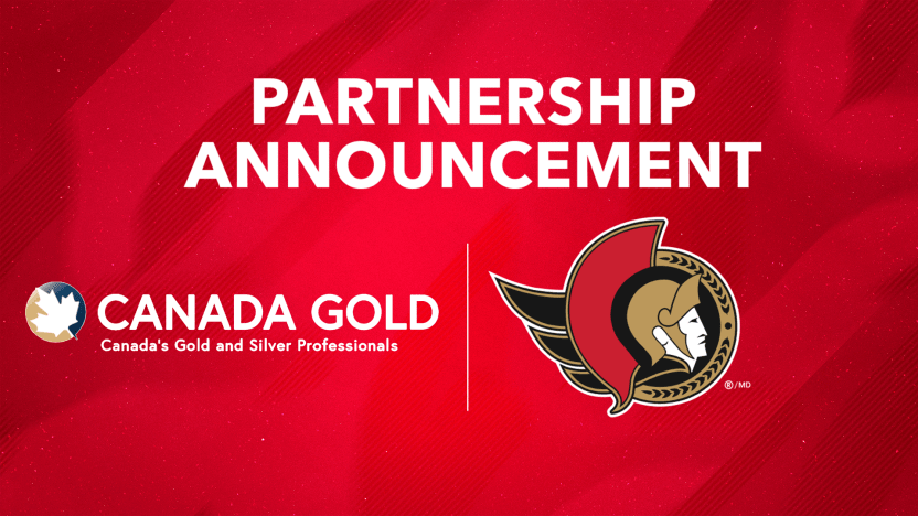 Senators extend partnership with Canada Gold